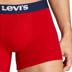 Alsónemű Levi's® Men Solid Basic x2 RB Boxer Brief Red Combo 701222842018