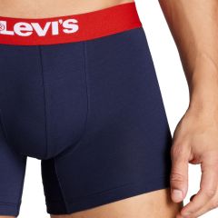Alsónemű Levi's® Men Solid Basic x2 RB Boxer Brief Red Combo 701222842018