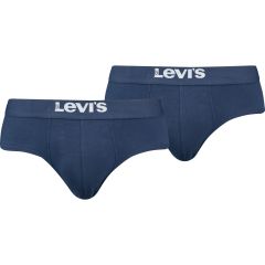 Alsónemű Levi's® Men Solid Basic Brief 2x Blue Super Soft 701223909002