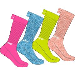 Zokni Levi's® Giftbox Regular Cut Neon 4x 701229574001804