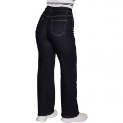 Nadrág Moon Girl 131 Dark Denim Flare Bőszárú trapézfarmer