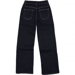 Nadrág Moon Girl 131 Dark Denim Flare Bőszárú trapézfarmer