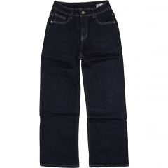 Nadrág Moon Girl 131 Dark Denim Flare Bőszárú trapézfarmer