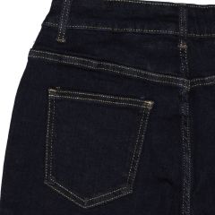 Nadrág Moon Girl 131 Dark Denim Flare Bőszárú trapézfarmer