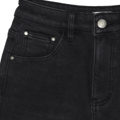Nadrág M. Sara Denim The 89'S Jeans Black (Vastagon bélelt)