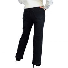 Nadrág M. Sara Denim The 89'S Jeans Black (Vastagon bélelt)