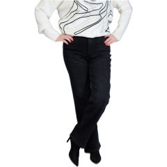 Nadrág M. Sara Denim The 89'S Jeans Black (Vastagon bélelt)