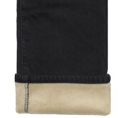 Nadrág M. Sara Denim The 89'S Jeans Black (Vastagon bélelt)