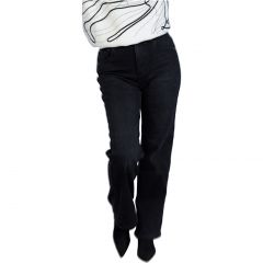 Nadrág M. Sara Denim The 89'S Jeans Black (Vastagon bélelt)