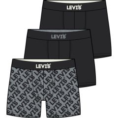 Alsónemű Levi's® Men Premium Giftbox x3 Logo Boxer Brief Black Combo 701229546001 Alsónemű Levi's® Men Premium Giftbox x3 Logo Boxer Brief Black Combo 701229546001