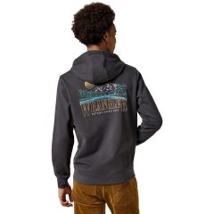 Pulóver Wrangler® Hoodie Faded Black 112357336
