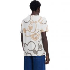 Póló Desigual. Rövid ujjú Mickey egér póló felirattal 24WMTK31