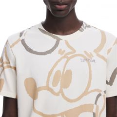 Póló Desigual. Rövid ujjú Mickey egér póló felirattal 24WMTK31