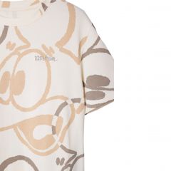 Póló Desigual. Rövid ujjú Mickey egér póló felirattal 24WMTK31