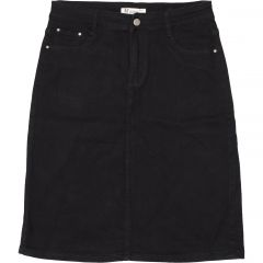 Szoknya M. Sara Denim 338 Prémium sztreccs fekete szoknya