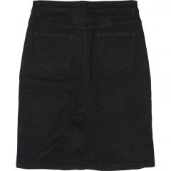 Szoknya M. Sara Denim 338 Prémium sztreccs fekete szoknya