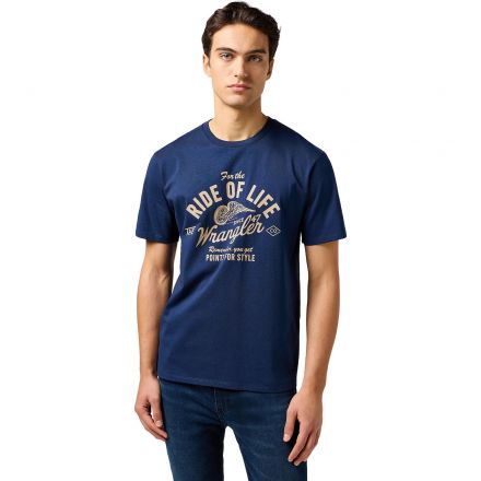 Póló Wrangler® Americana Tee Timberwolf 1123627