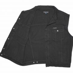 Dzseki Thomas Jeans 0250 Klasszikus fekete farmer mellény