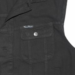 Dzseki Thomas Jeans 0250 Klasszikus fekete farmer mellény