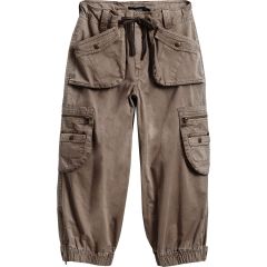 Rövidnadrág Desigual. Cargo Capri Pants Gris Marron 25SWPW26 Rövidnadrág Desigual. Cargo Capri Pants Gris Marron 25SWPW26