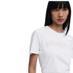 Póló Desigual. 3D logo T-shirt 25SWTK17