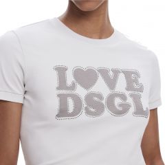 Póló Desigual. Plain Text T-shirt
