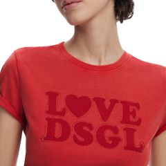 Póló Desigual. Plain Text T-shirt