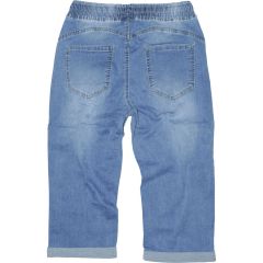 Rövidnadrág Sunbird 7383 Világoskék gumis derekú Capri nadrág