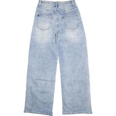 Nadrág M. Sara Denim 1351 Baggy Blue-White Stretch Denim Nadrág M. Sara Denim 1351 Baggy Blue-White Stretch Denim