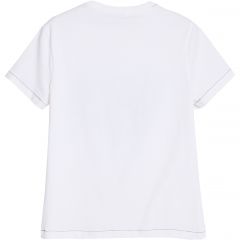 Póló Desigual. 25WWTK04 Újság szív mintás póló