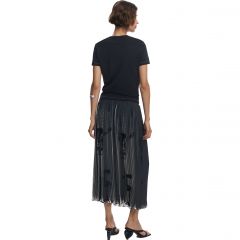 Póló Desigual. 25WWTK04 Újság szív mintás póló