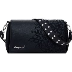 Női táska Desigual. 25WAXPBD Közepes méretű, bőrhatású, hímzett válltáska