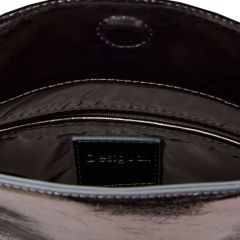 Női táska Desigual. 25WAXPAQ Medium metallic flap bag with 3D logo Női táska Desigual. 25WAXPAQ Medium metallic flap bag with 3D logo