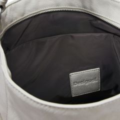 Női táska Desigual. 25WAKP30 Nagy 3D logós műbőr bézs hátizsák