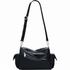 Női táska Desigual. 25WAXPA6 Közepes méretű, bőrhatású, betűmintás bowlingtáska