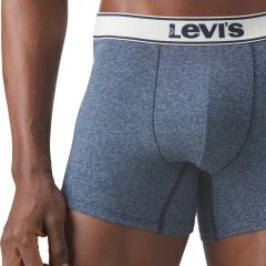 Alsónemű Levi's® Men VNTG HTR Navy x2 Organic Cotton Boxer Brief 701227424002