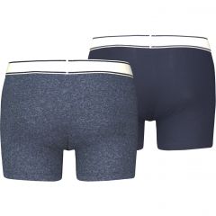 Alsónemű Levi's® Men VNTG HTR Navy x2 Organic Cotton Boxer Brief 701227424002