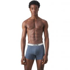 Alsónemű Levi's® Men VNTG HTR Navy x2 Organic Cotton Boxer Brief 701227424002