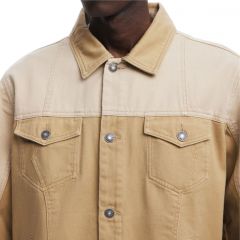 Dzseki Desigual. Kontrasztos bézs farmerdzseki 25WMEN01