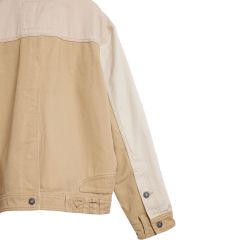 Dzseki Desigual. Kontrasztos bézs farmerdzseki 25WMEN01