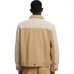 Dzseki Desigual. Kontrasztos bézs farmerdzseki 25WMEN01