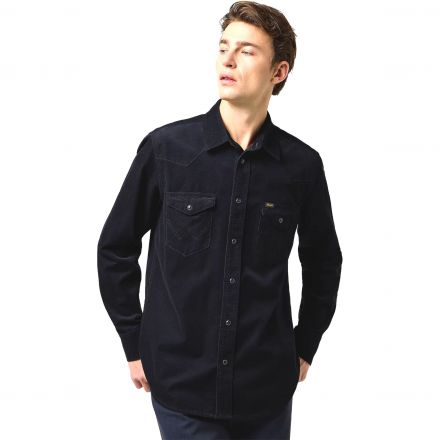 Ing Wrangler® Western Cord Shirt Black 112371429