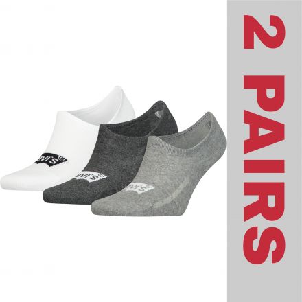 Zokni Levi's® Low Rise Grey Invisible Footie Socks 3 Pack 701224671003 Zokni Levi's® Low Rise Grey Invisible Footie Socks 3 Pack 701224671003