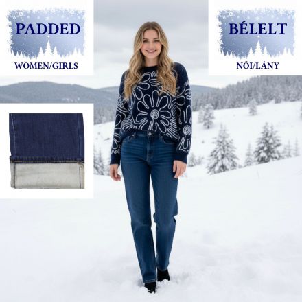 Nadrág Moon Girl 2522 Classic Straight Stretch Padded (Bélelt)