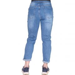 Nadrág M. Sara Denim 3916 Mom Fit Rodeo MId Blue Super Stretch