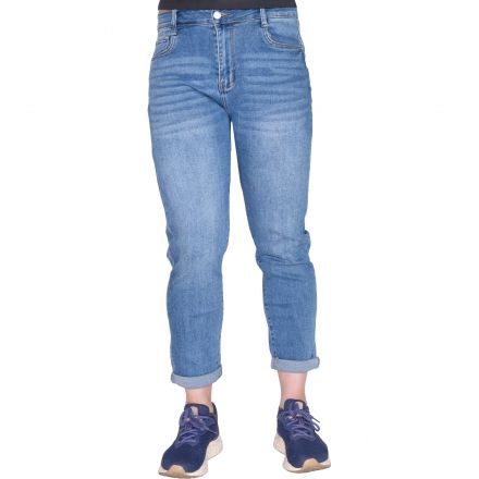 Nadrág M. Sara Denim 3916 Mom Fit Rodeo MId Blue Super Stretch