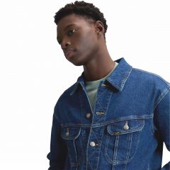 Dzseki Lee® Relaxed Classic Rider Jacket Indigo Warp 112376444