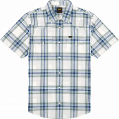 Ing Lee® SS Western Shirt Desert Sage Plaid 112376551