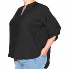 Póló •MONDAY••Italy• 6236 Gombos nyakú női viszkóz ing