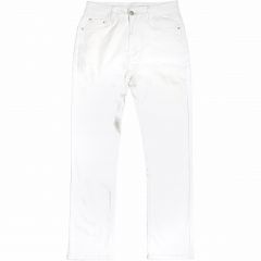 Nadrág M. Sara Denim 7235 Push Up Straight Stretch White